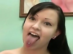 Plump horny slut loves showing off