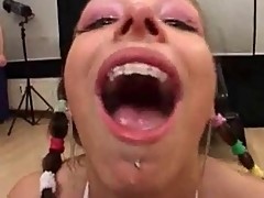 German teen in gangbang