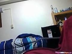 Blonde College Teen Dorm Sextape